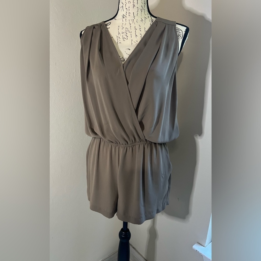 BCBGMaxAzria Elegant Gray Top